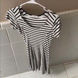 Black and white dress